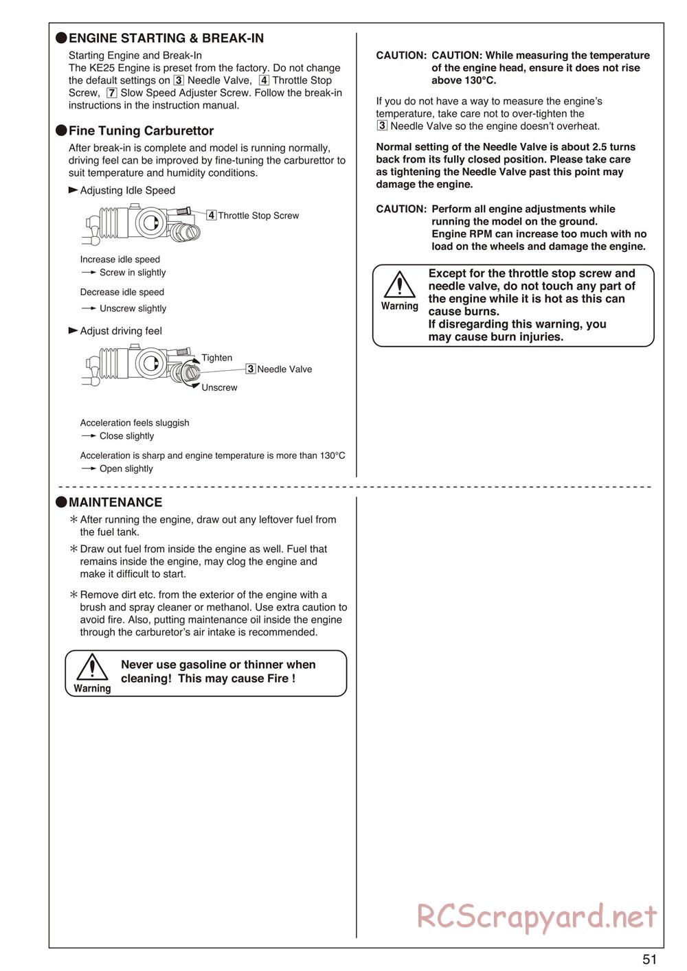 Kyosho - FO-XX GP - Manual - Page 50