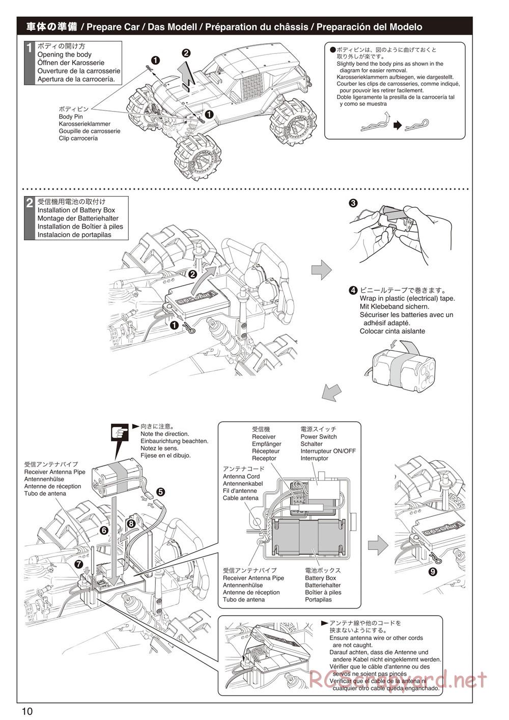 Kyosho - FO-XX GP - Manual - Page 10