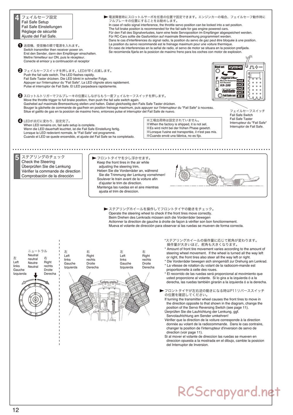 Kyosho - FO-XX GP - Manual - Page 12