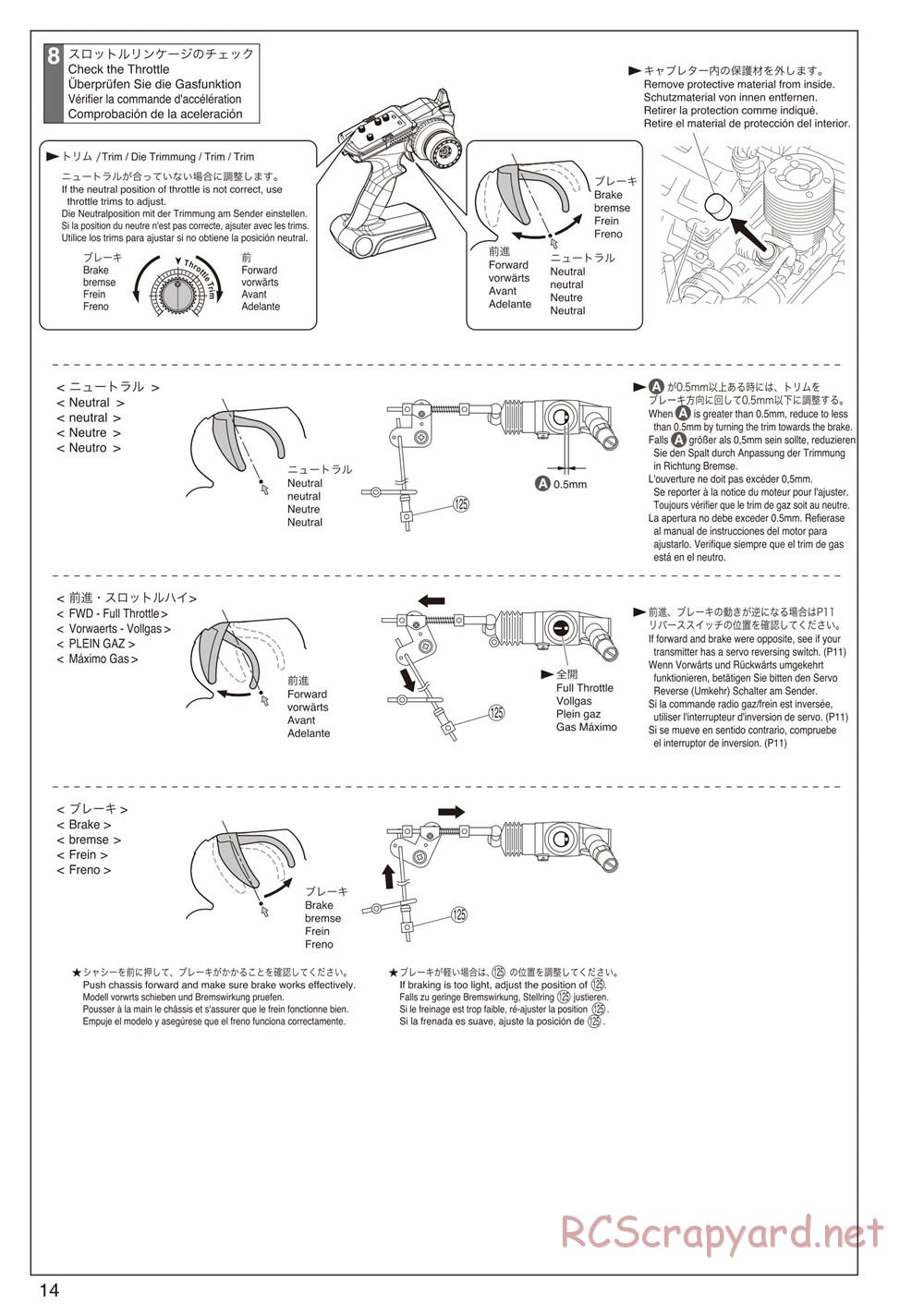 Kyosho - FO-XX GP - Manual - Page 14