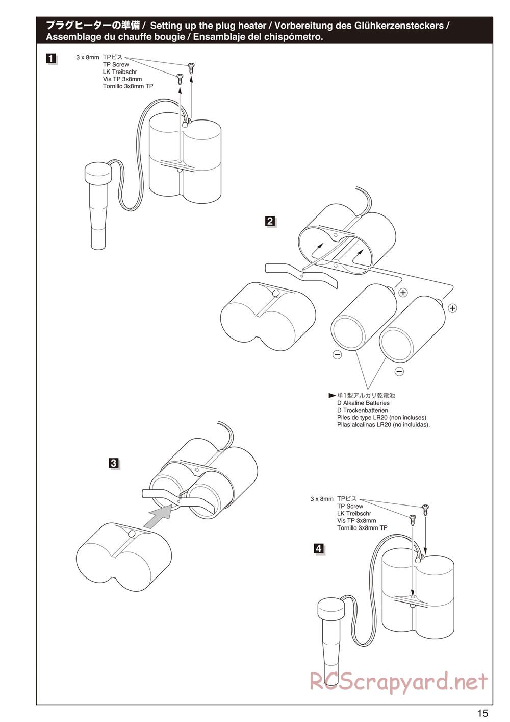 Kyosho - FO-XX GP - Manual - Page 15