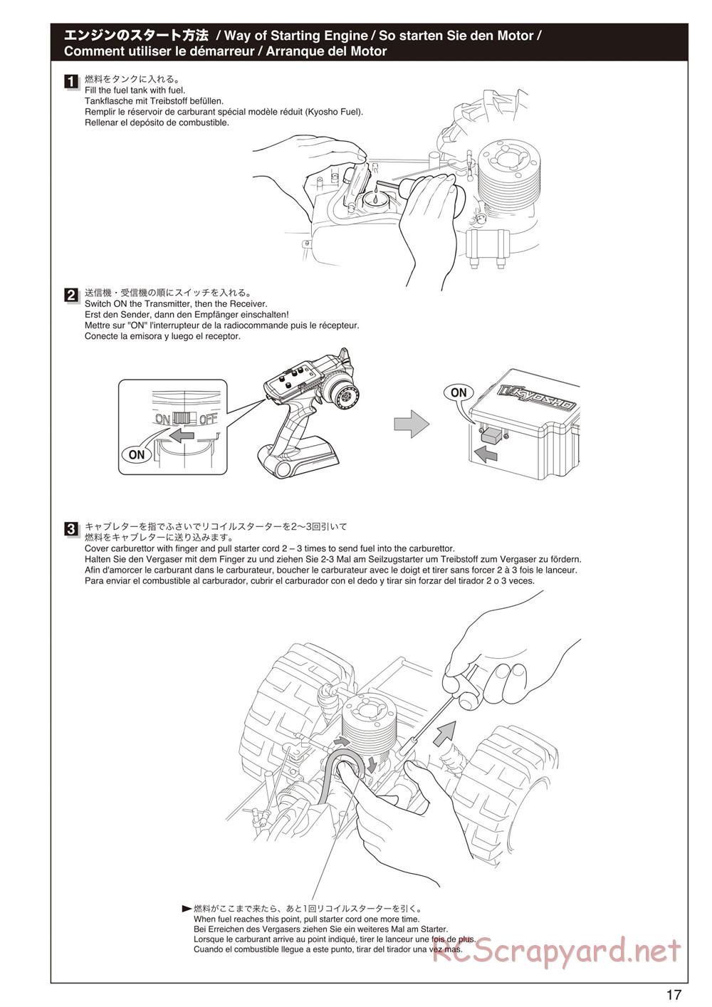 Kyosho - FO-XX GP - Manual - Page 17