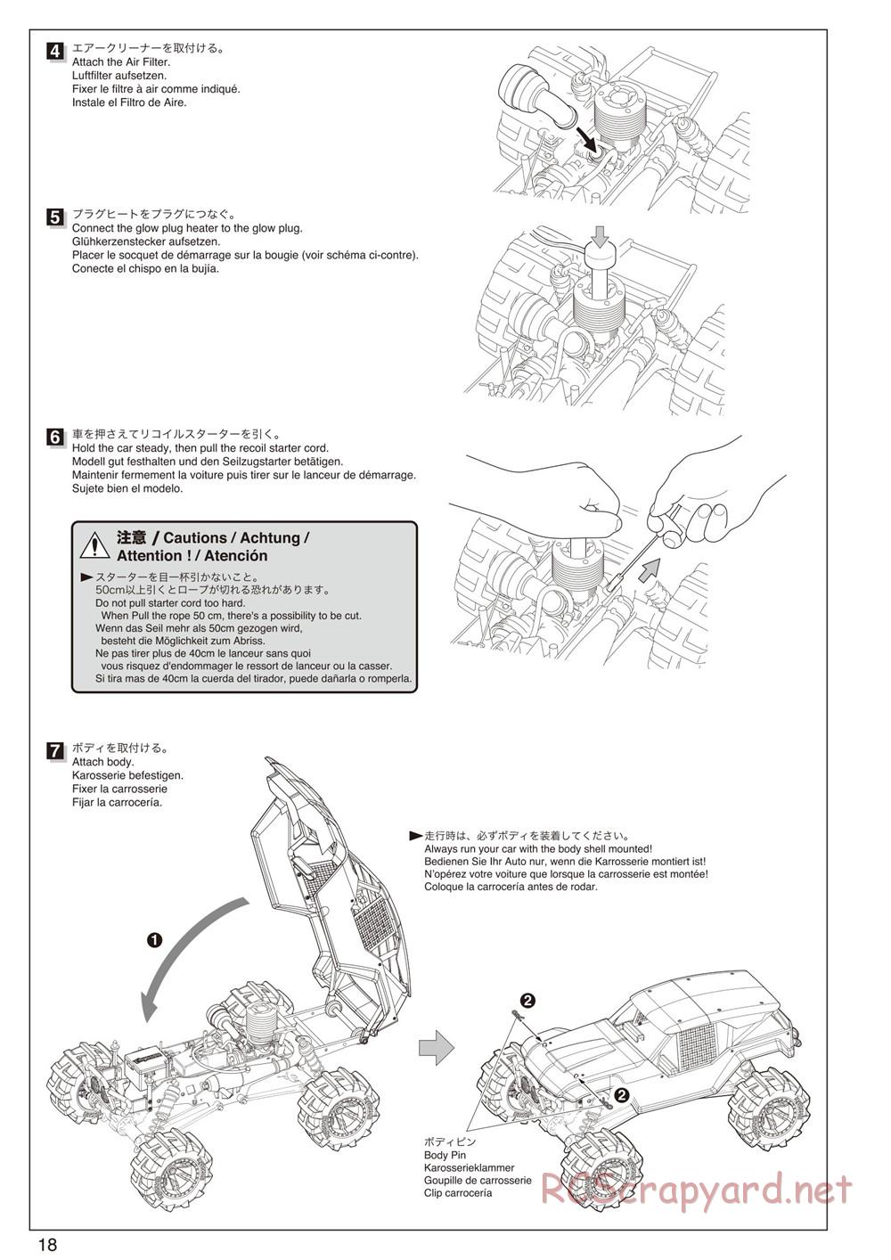 Kyosho - FO-XX GP - Manual - Page 18
