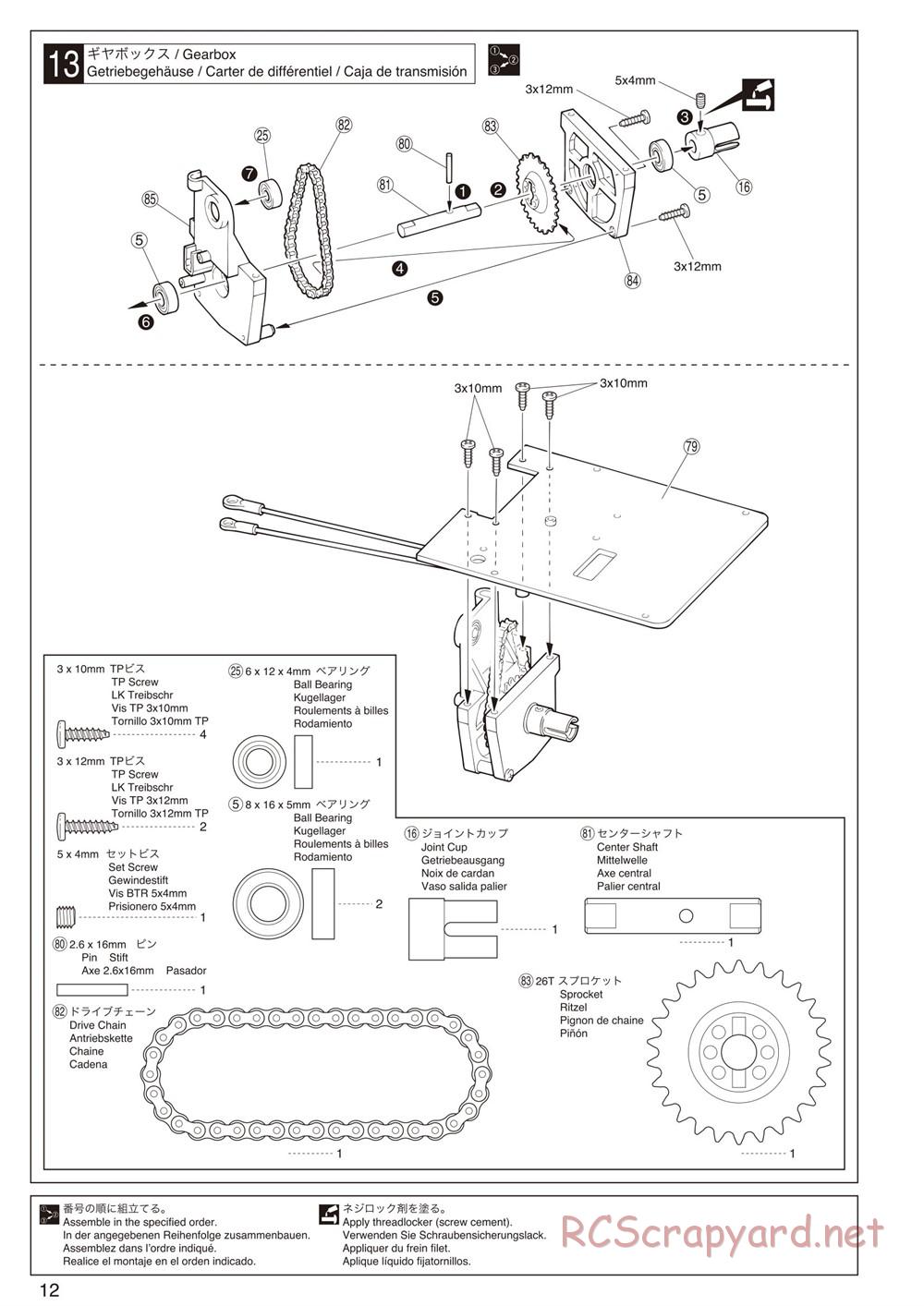 Kyosho - Mad Force Kruiser 2.0 - Manual - Page 12