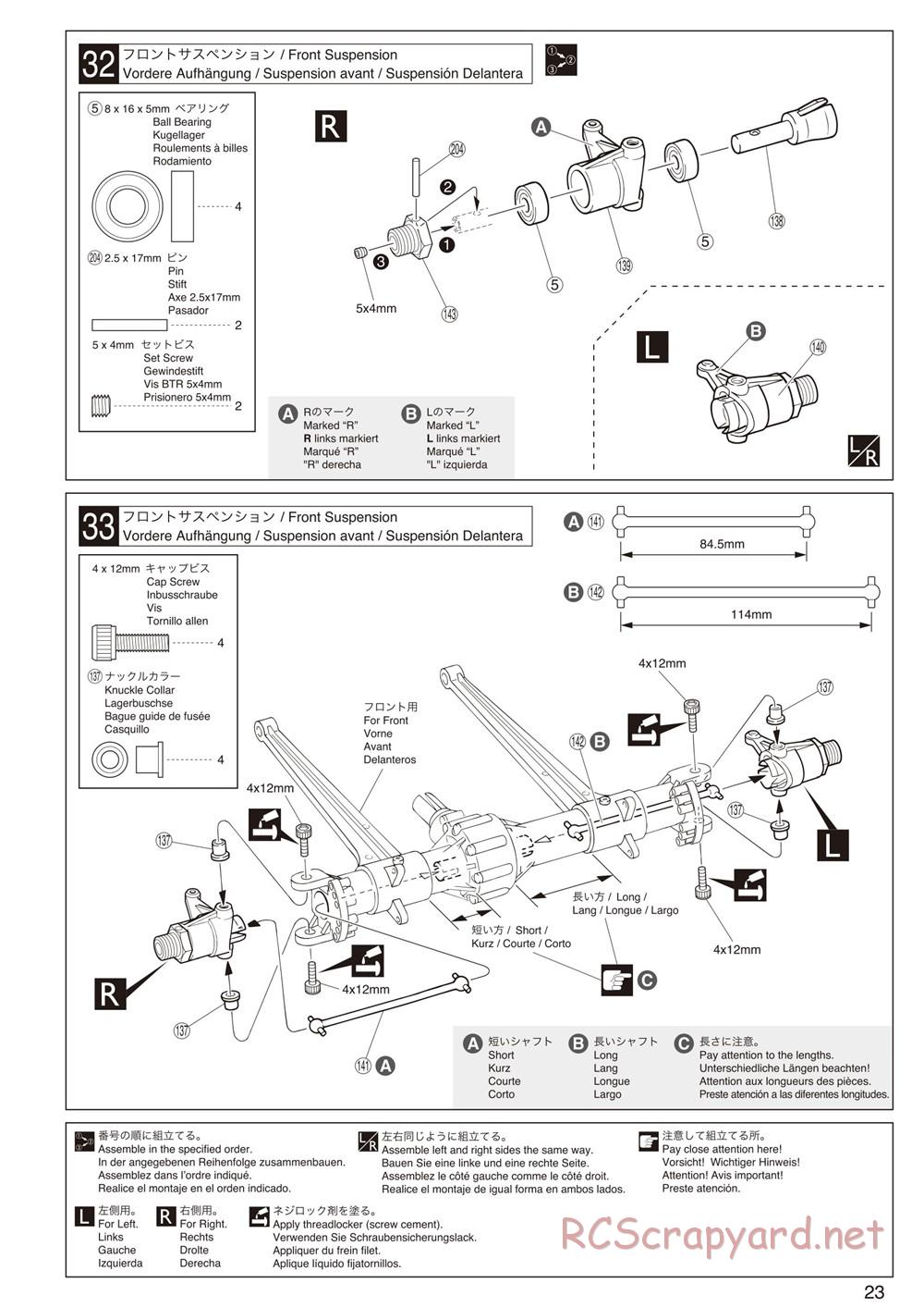 Kyosho - Mad Force Kruiser 2.0 - Manual - Page 23