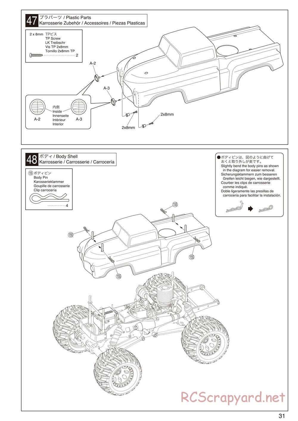 Kyosho - Mad Force Kruiser 2.0 - Manual - Page 31