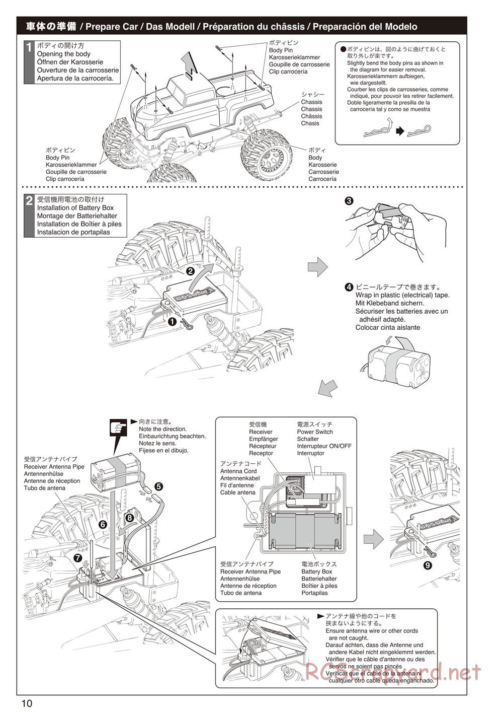 Kyosho - Mad Force Kruiser 2.0 - Manual - Page 10