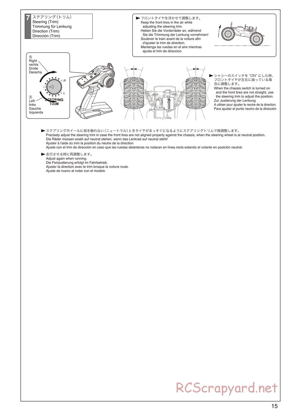 Kyosho - Mad Force Kruiser 2.0 - Manual - Page 15