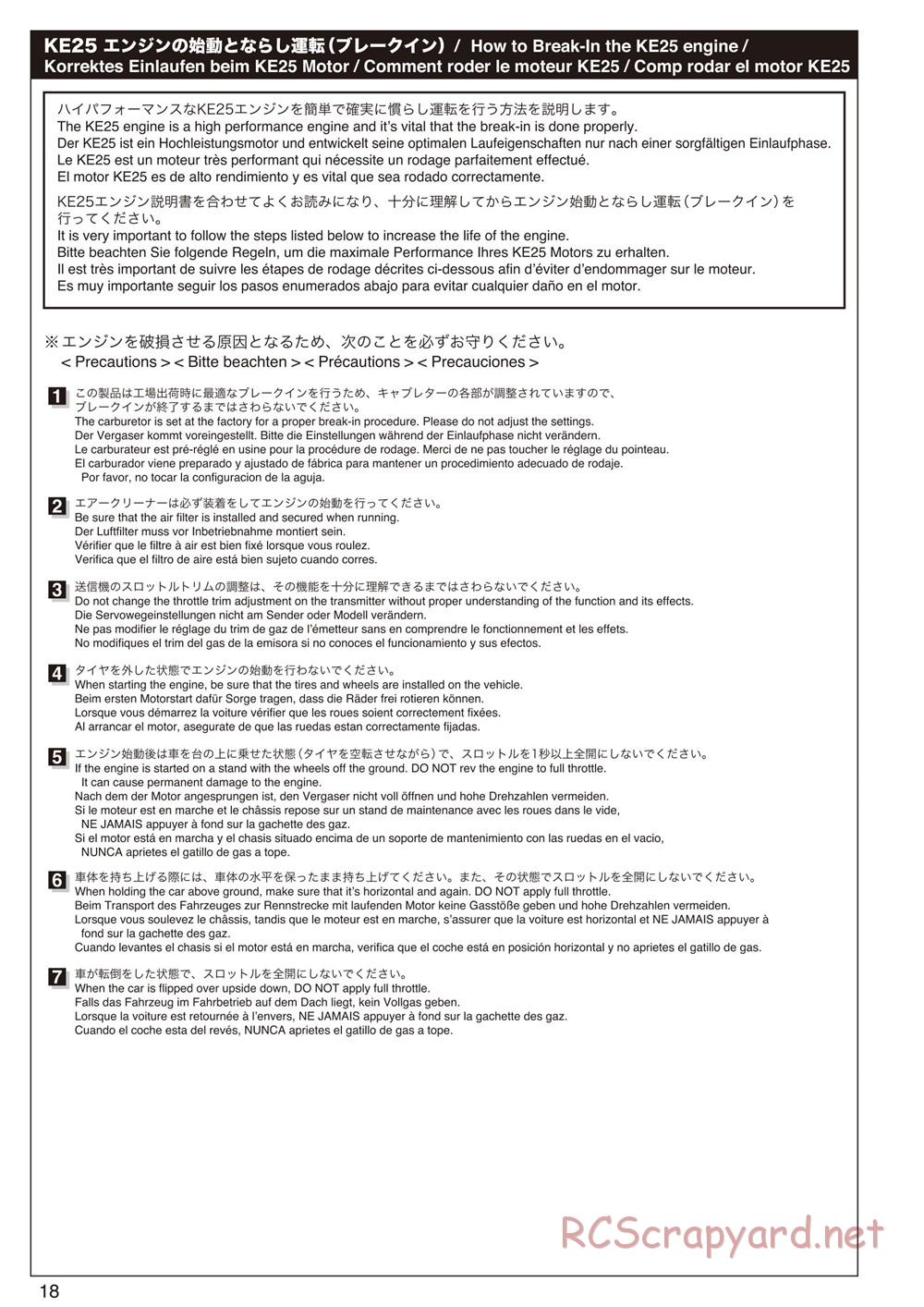 Kyosho - Mad Force Kruiser 2.0 - Manual - Page 18