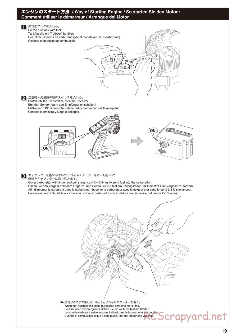 Kyosho - Mad Force Kruiser 2.0 - Manual - Page 19