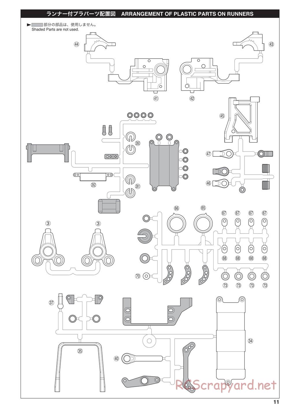 Kyosho - V-One RRR Shimo - Manual - Page 11