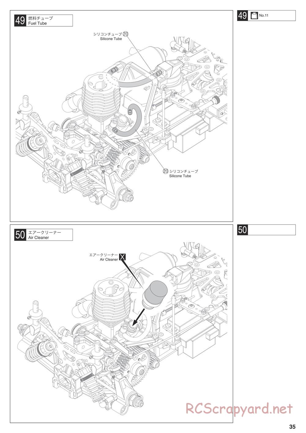 Kyosho - V-One RRR Shimo - Manual - Page 35