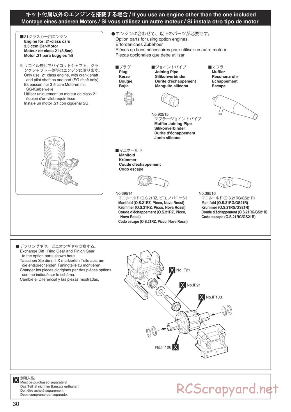 Kyosho - Inferno Neo - Manual - Page 30