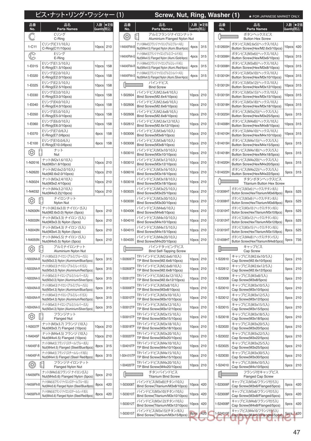 Kyosho - Inferno Neo - Manual - Page 47