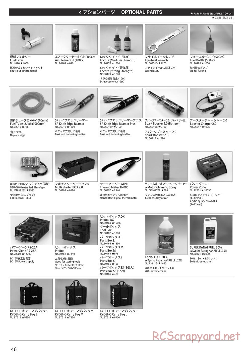 Kyosho - Inferno Neo - Parts List - Page 7