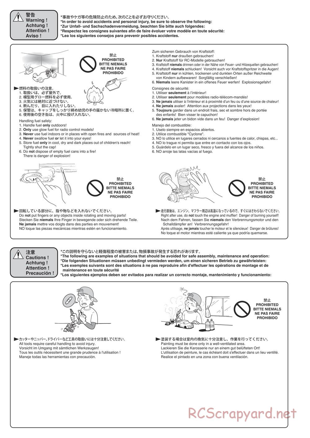 Kyosho - Inferno Neo - Manual - Page 4