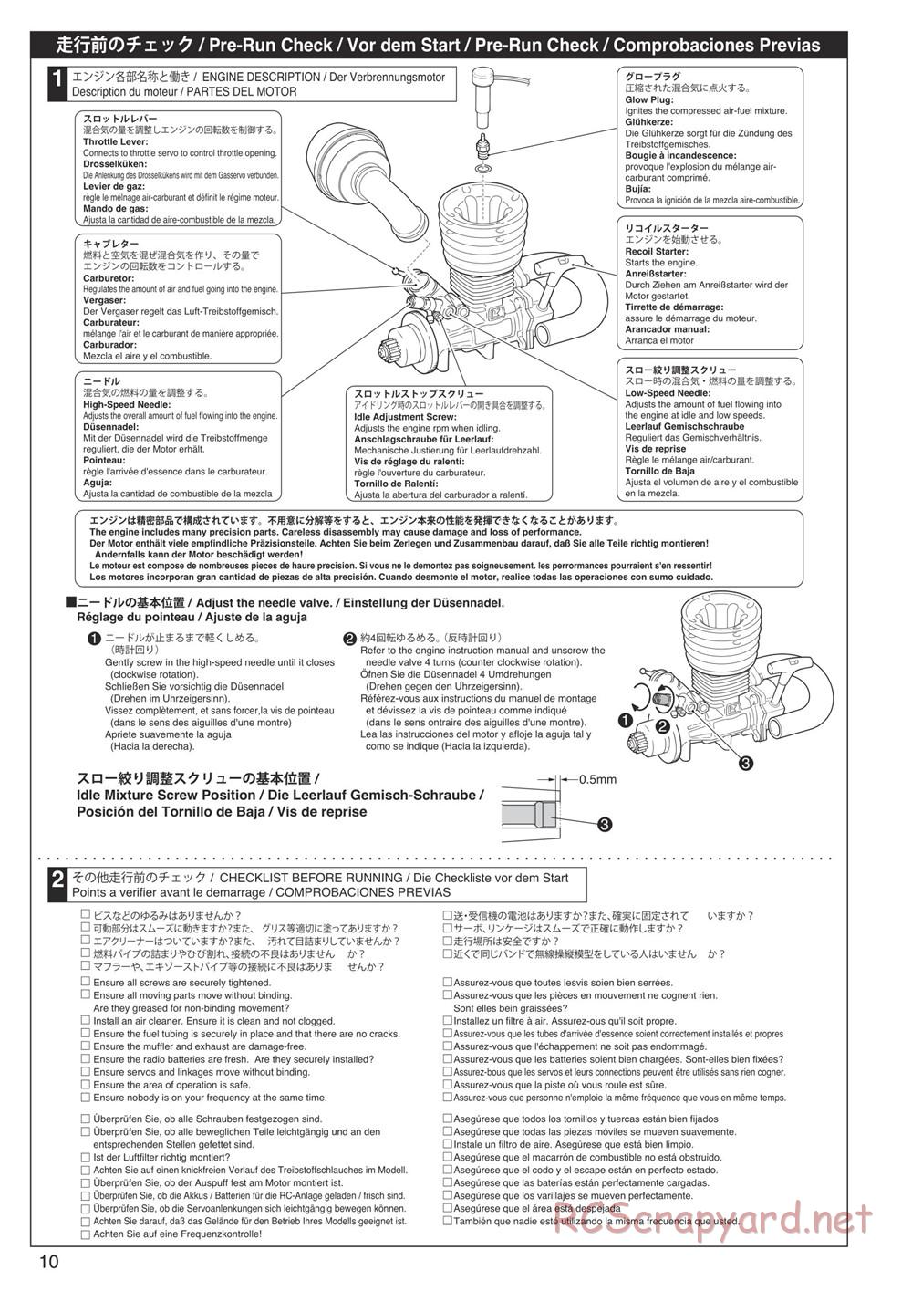Kyosho - Inferno Neo - Manual - Page 10