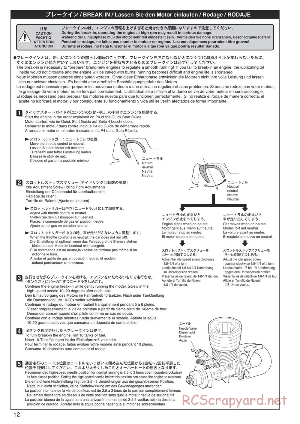 Kyosho - Inferno Neo - Manual - Page 12