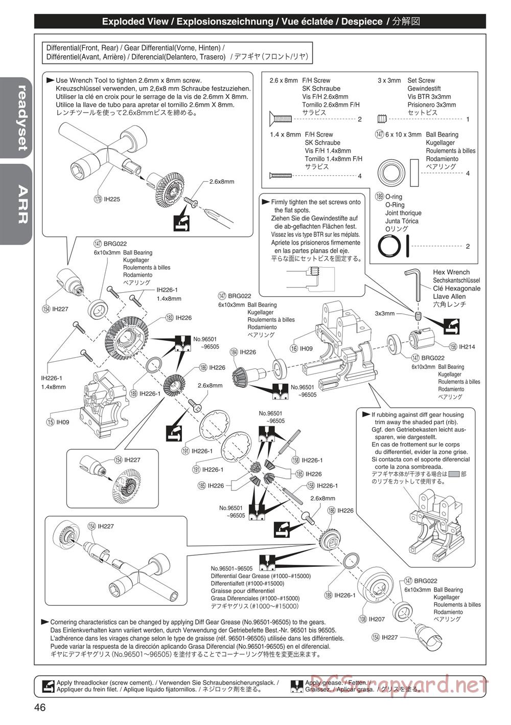 Kyosho - Mini Inferno 09 - Exploded Views - Page 1