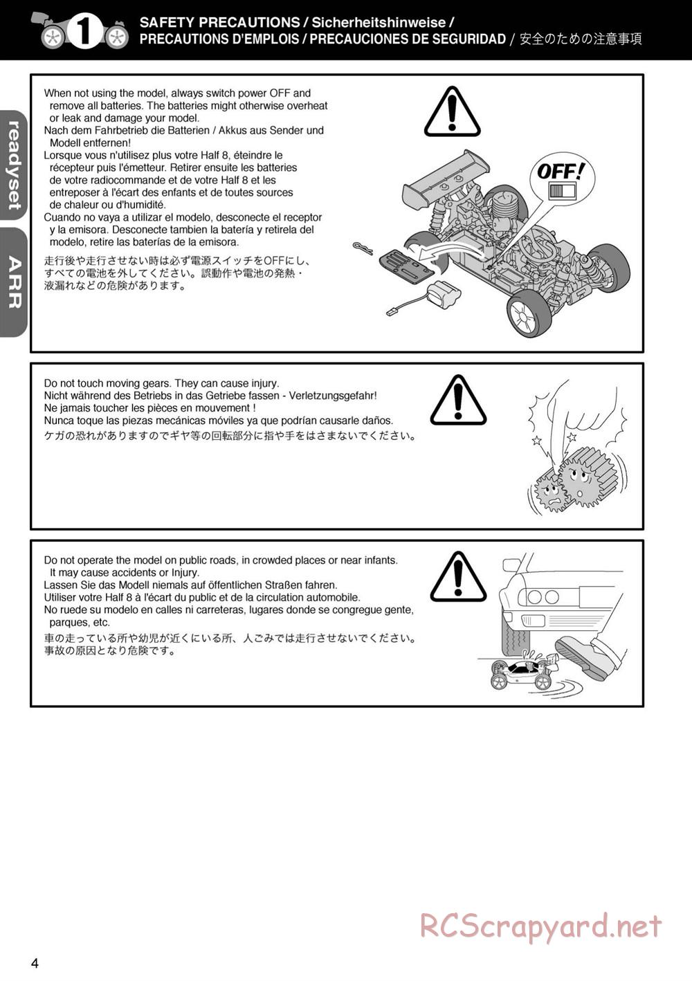 Kyosho - Mini Inferno 09 - Manual - Page 4