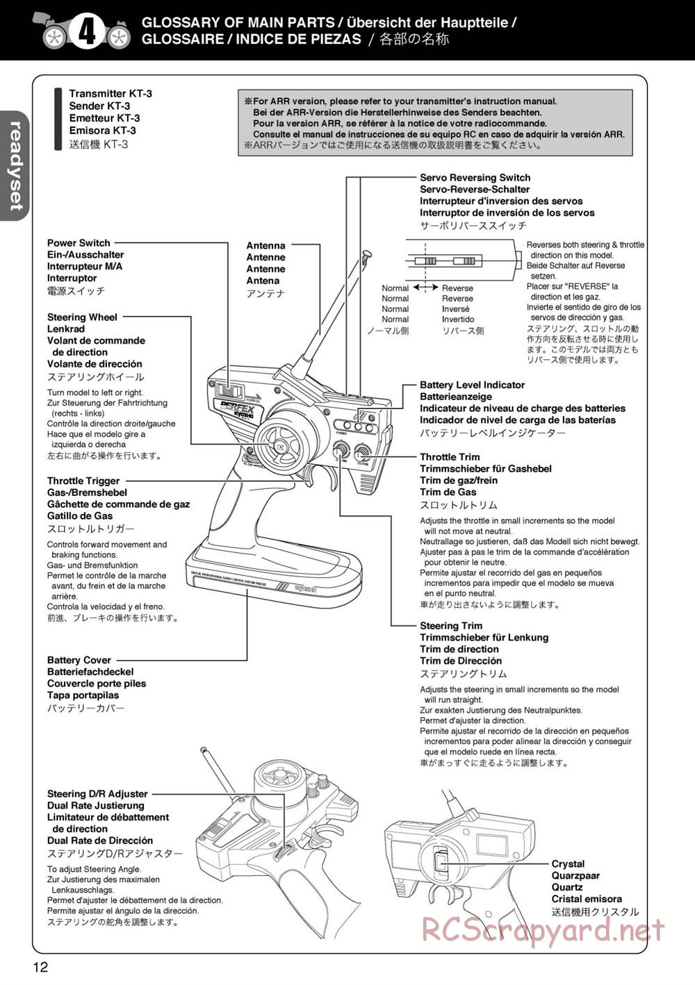 Kyosho - Mini Inferno 09 - Manual - Page 12