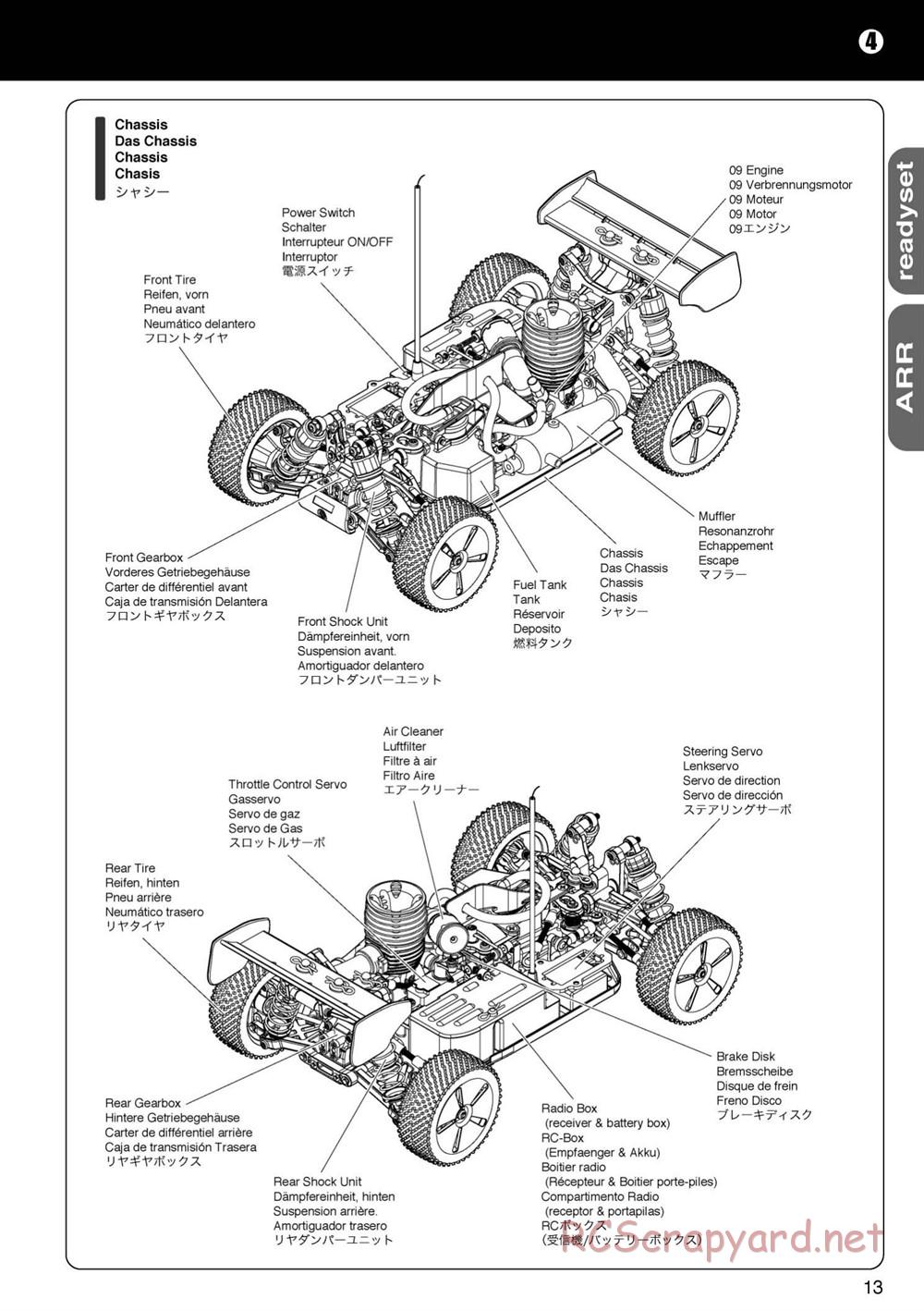 Kyosho - Mini Inferno 09 - Manual - Page 13