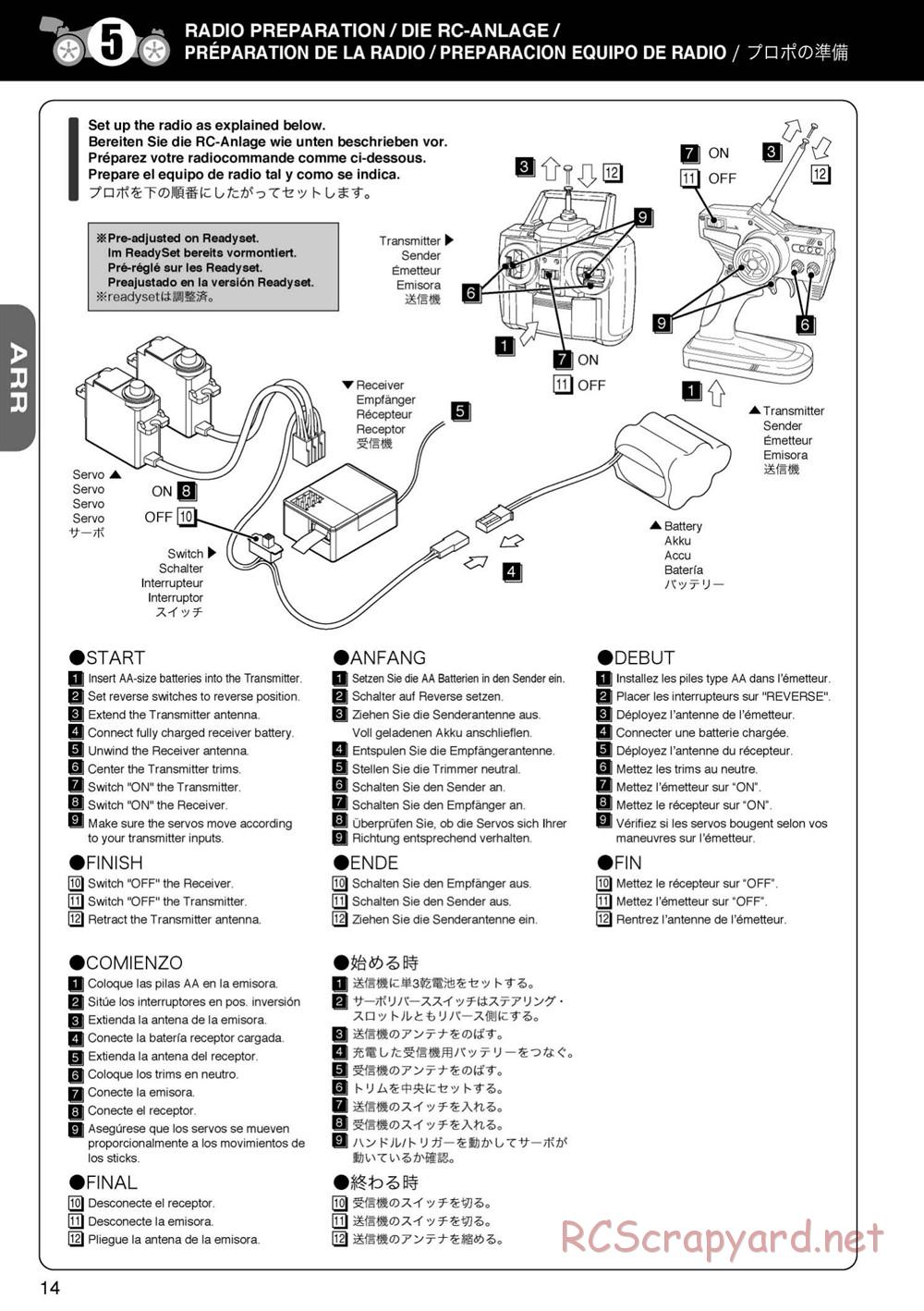 Kyosho - Mini Inferno 09 - Manual - Page 14