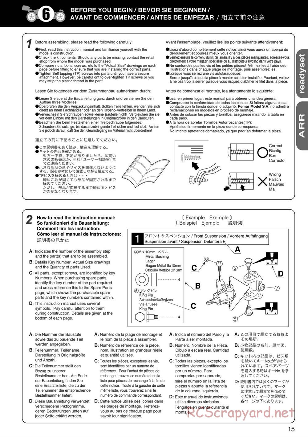 Kyosho - Mini Inferno 09 - Manual - Page 15