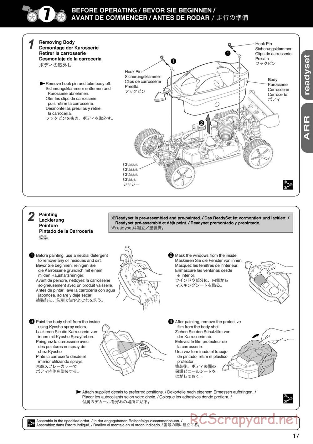 Kyosho - Mini Inferno 09 - Manual - Page 17