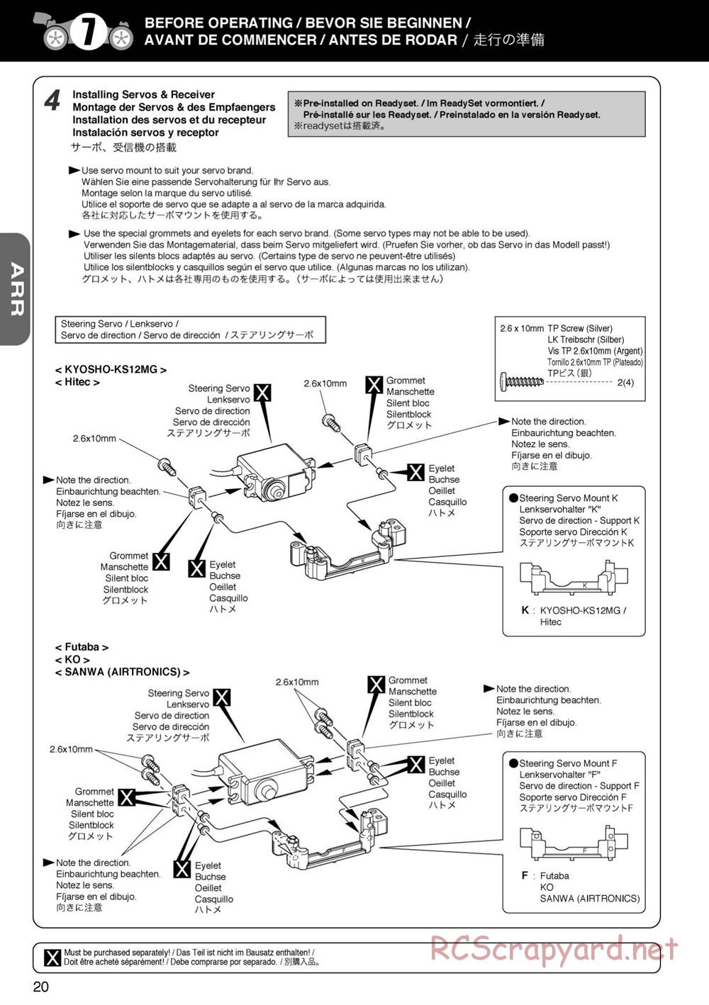 Kyosho - Mini Inferno 09 - Manual - Page 20