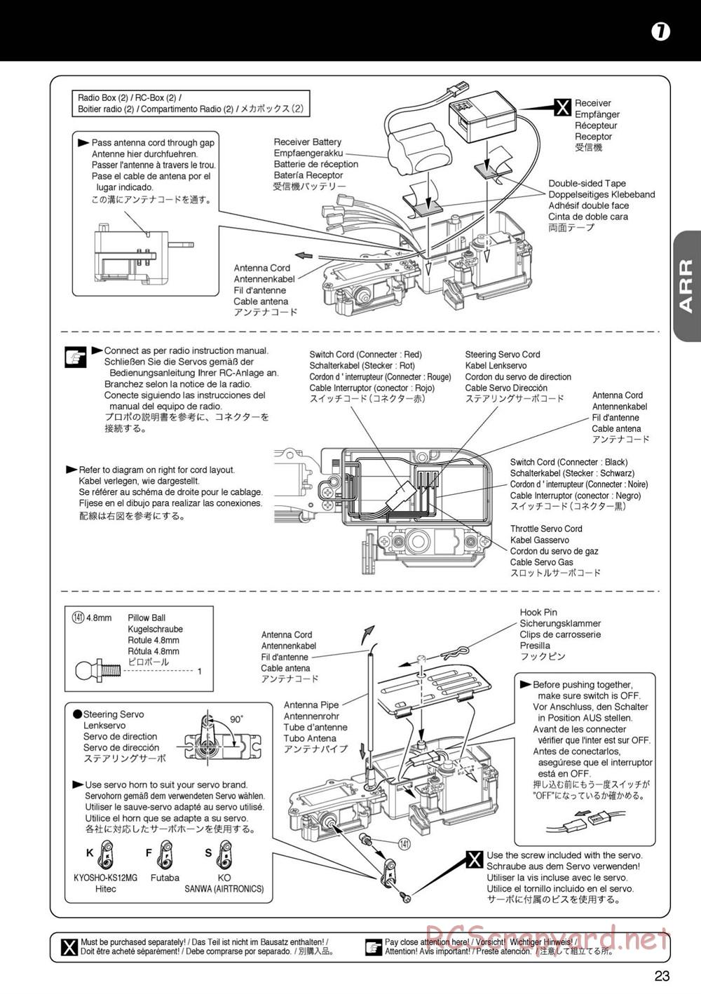 Kyosho - Mini Inferno 09 - Manual - Page 23