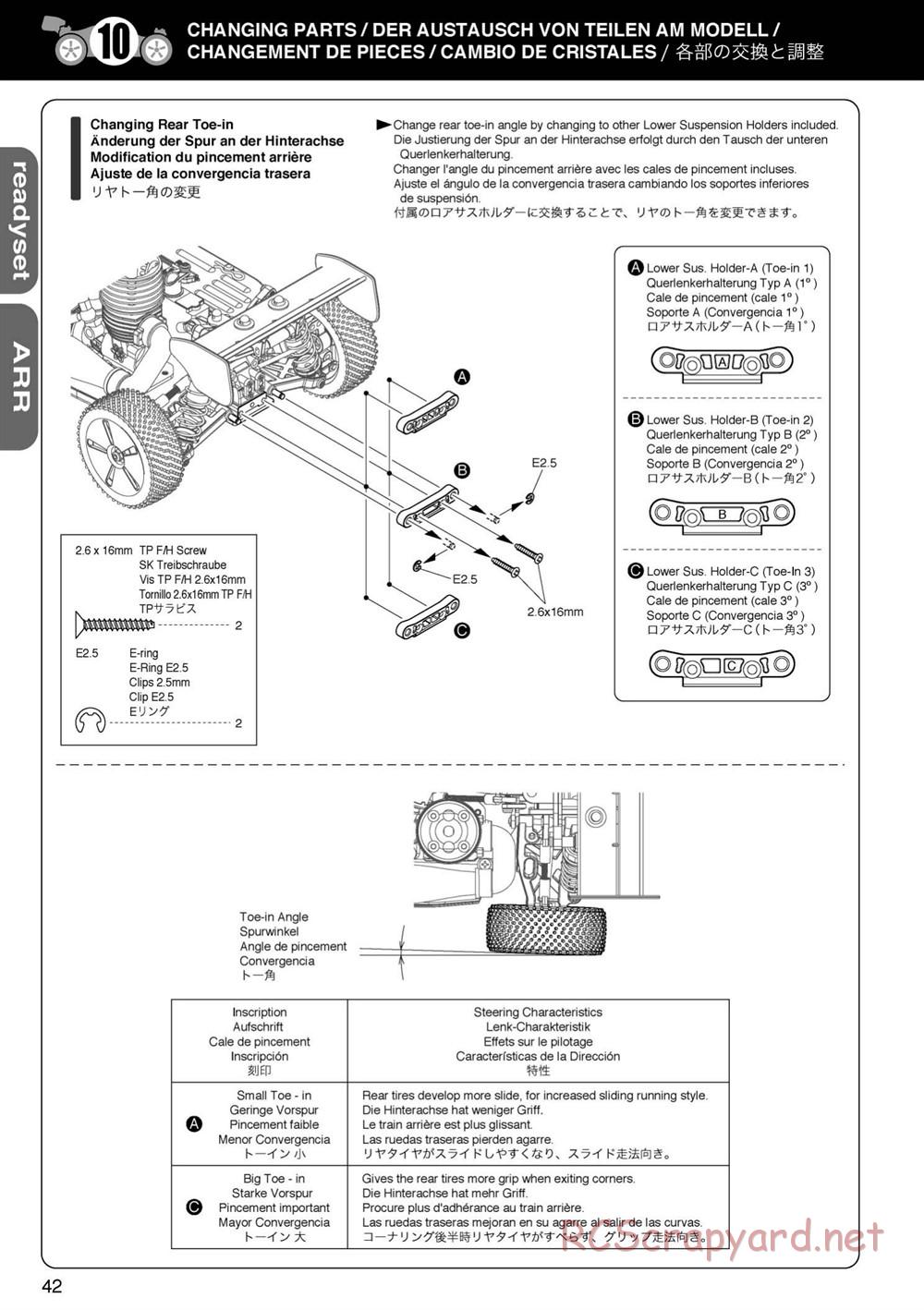 Kyosho - Mini Inferno 09 - Manual - Page 42