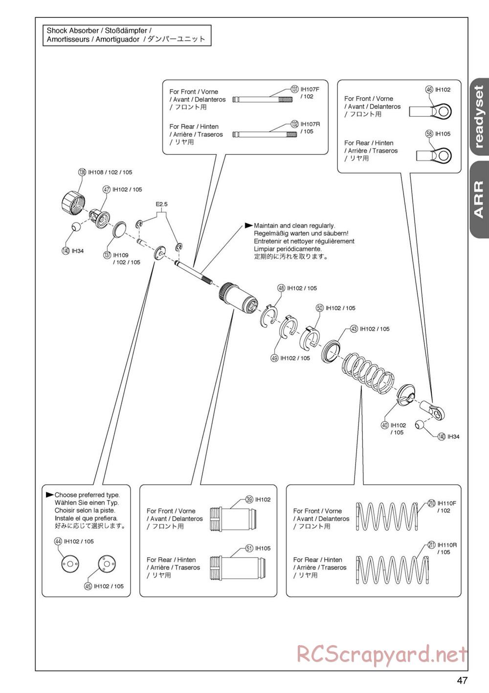 Kyosho - Mini Inferno 09 - Manual - Page 47