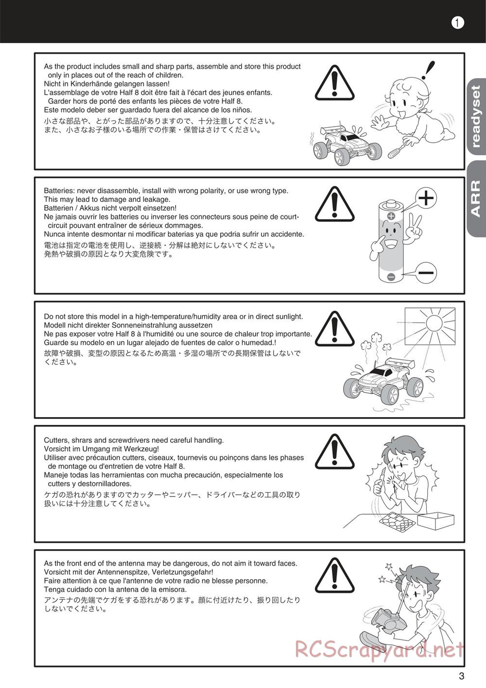 Kyosho - Mini Inferno ST 09 - Manual - Page 3