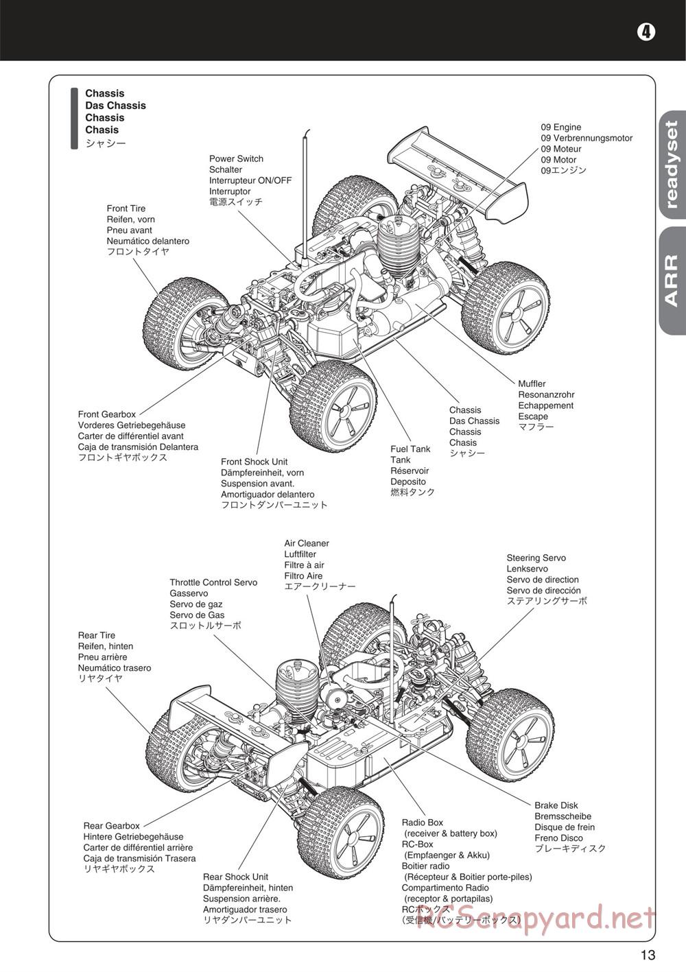 Kyosho - Mini Inferno ST 09 - Manual - Page 13