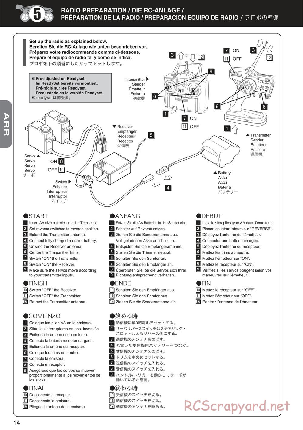 Kyosho - Mini Inferno ST 09 - Manual - Page 14