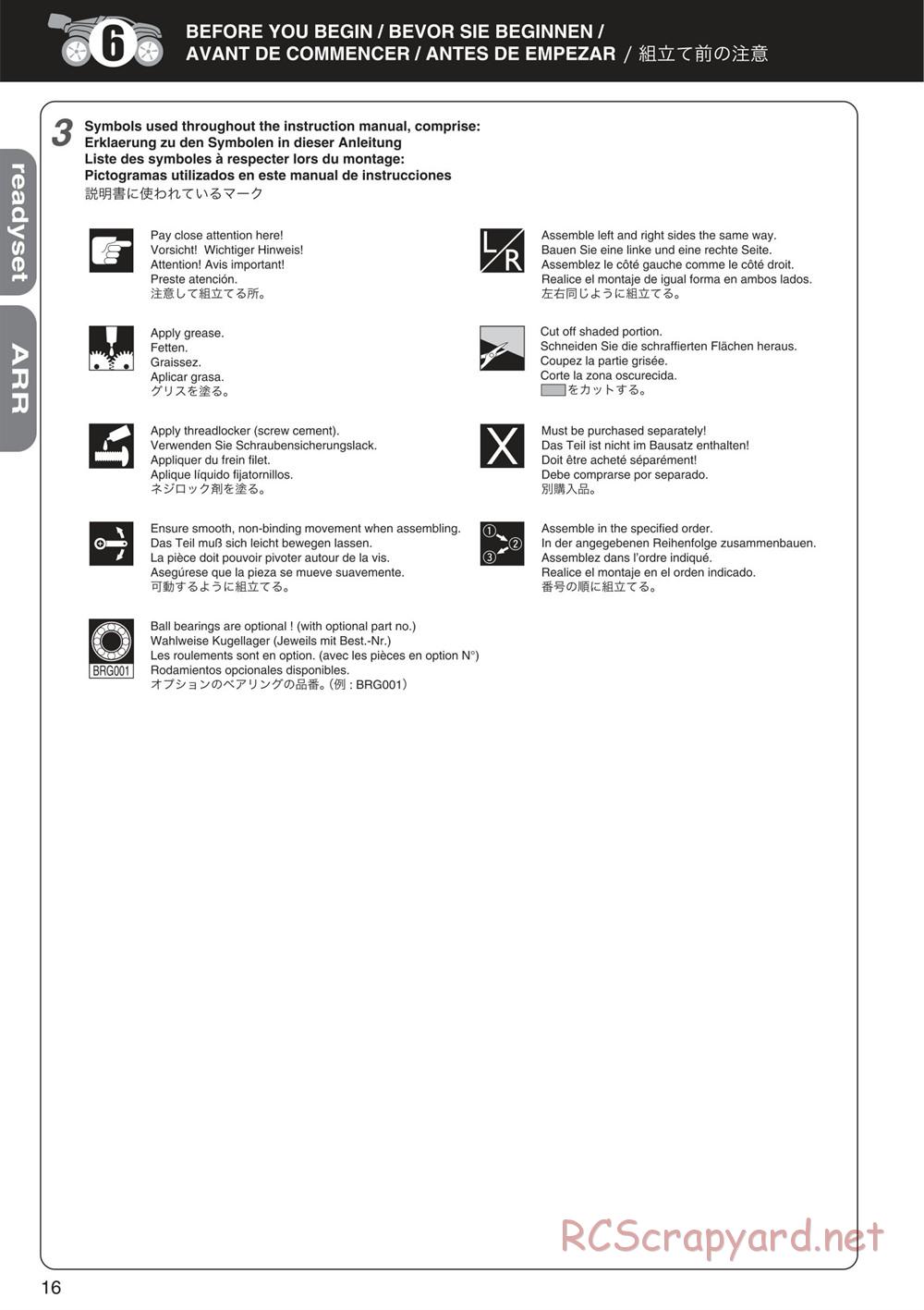Kyosho - Mini Inferno ST 09 - Manual - Page 16