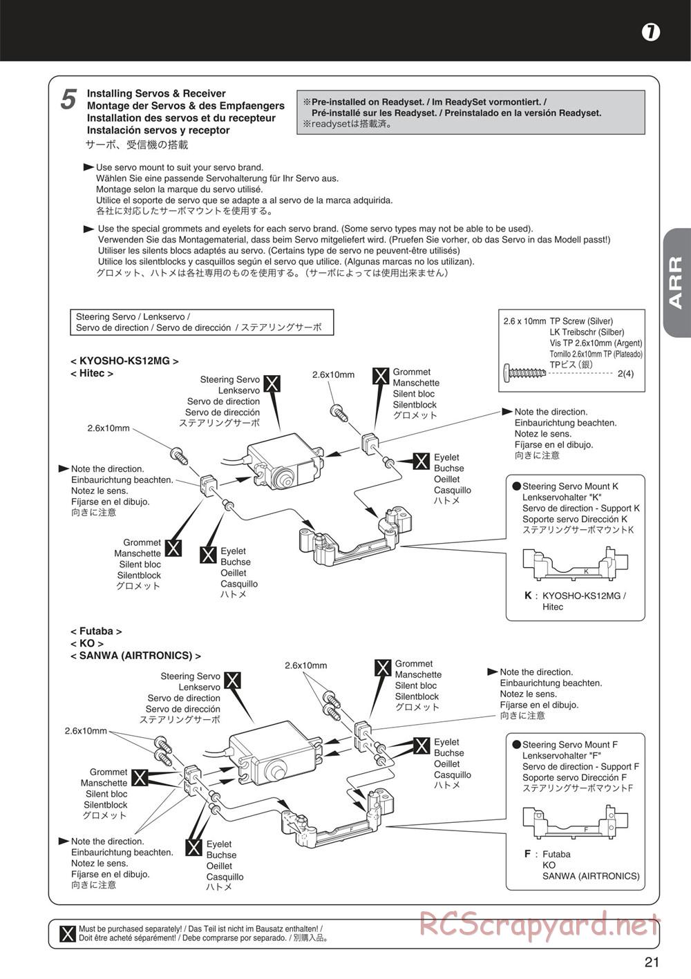 Kyosho - Mini Inferno ST 09 - Manual - Page 21