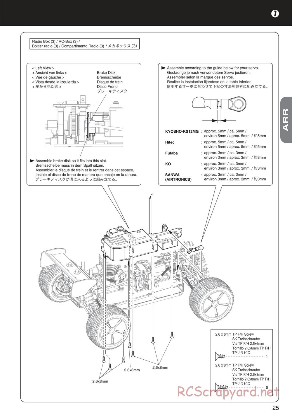 Kyosho - Mini Inferno ST 09 - Manual - Page 25