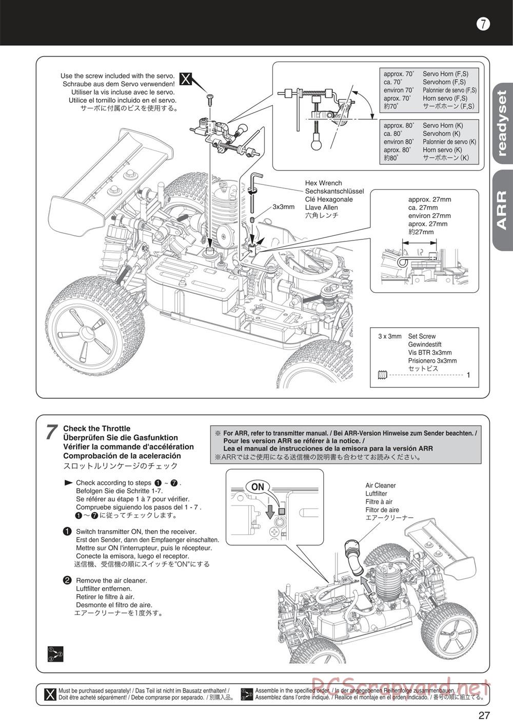 Kyosho - Mini Inferno ST 09 - Manual - Page 27
