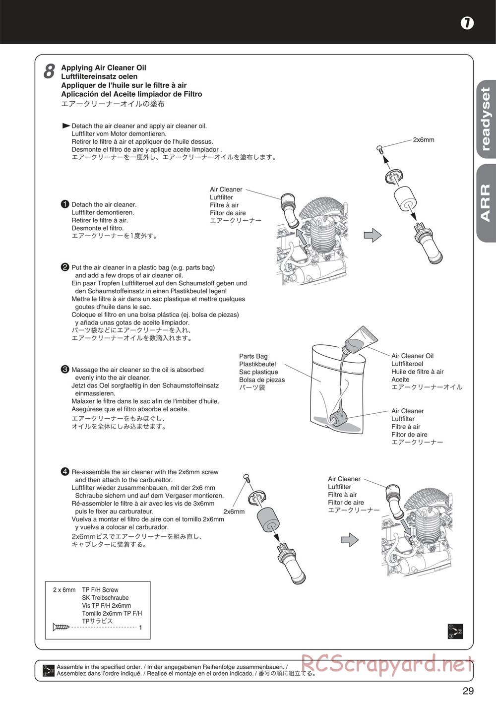 Kyosho - Mini Inferno ST 09 - Manual - Page 29