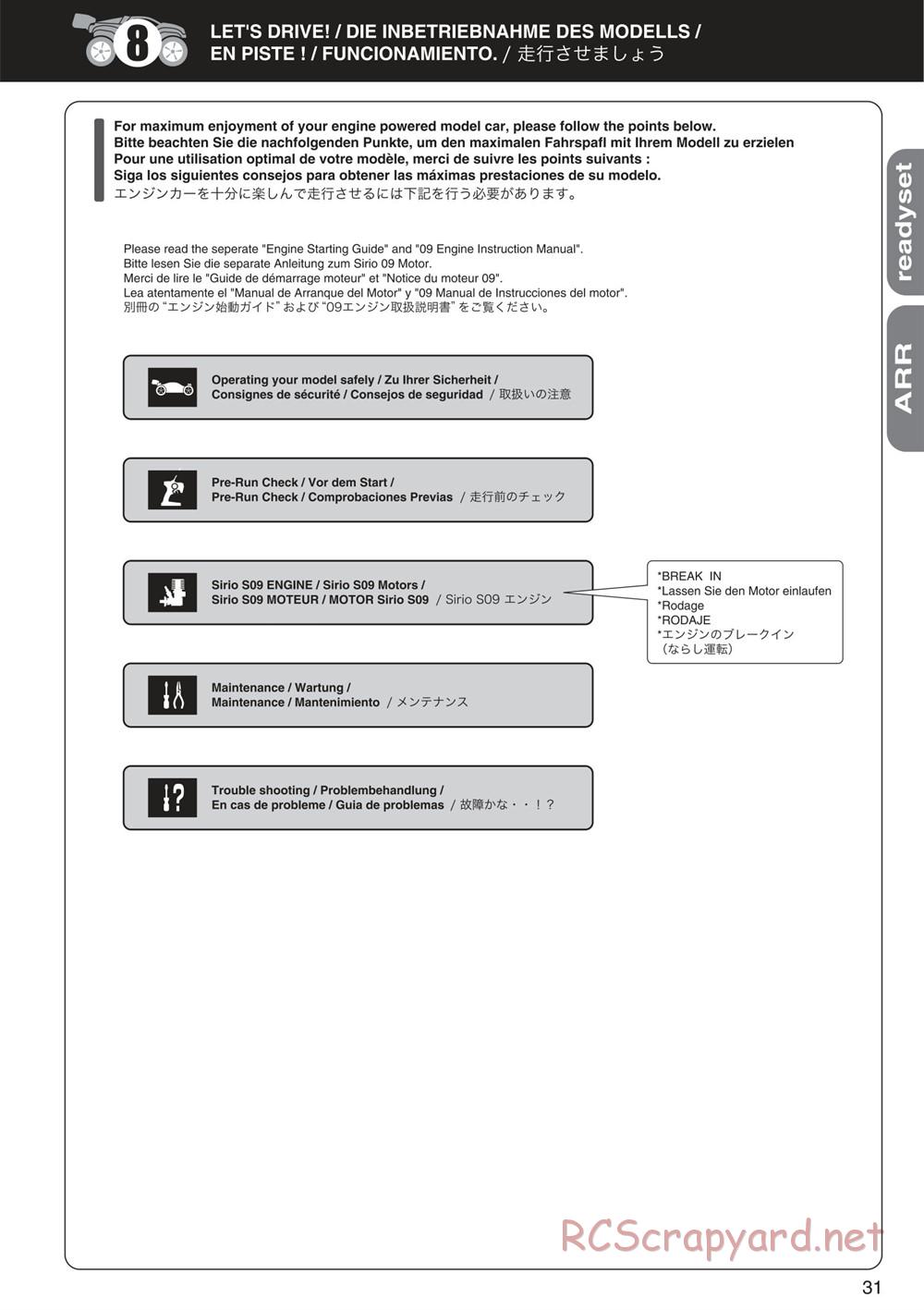 Kyosho - Mini Inferno ST 09 - Manual - Page 31