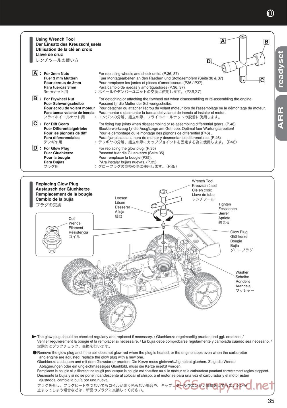 Kyosho - Mini Inferno ST 09 - Manual - Page 35