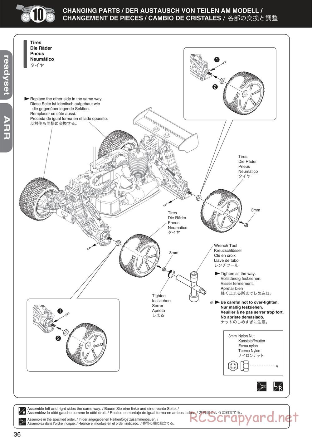 Kyosho - Mini Inferno ST 09 - Manual - Page 36