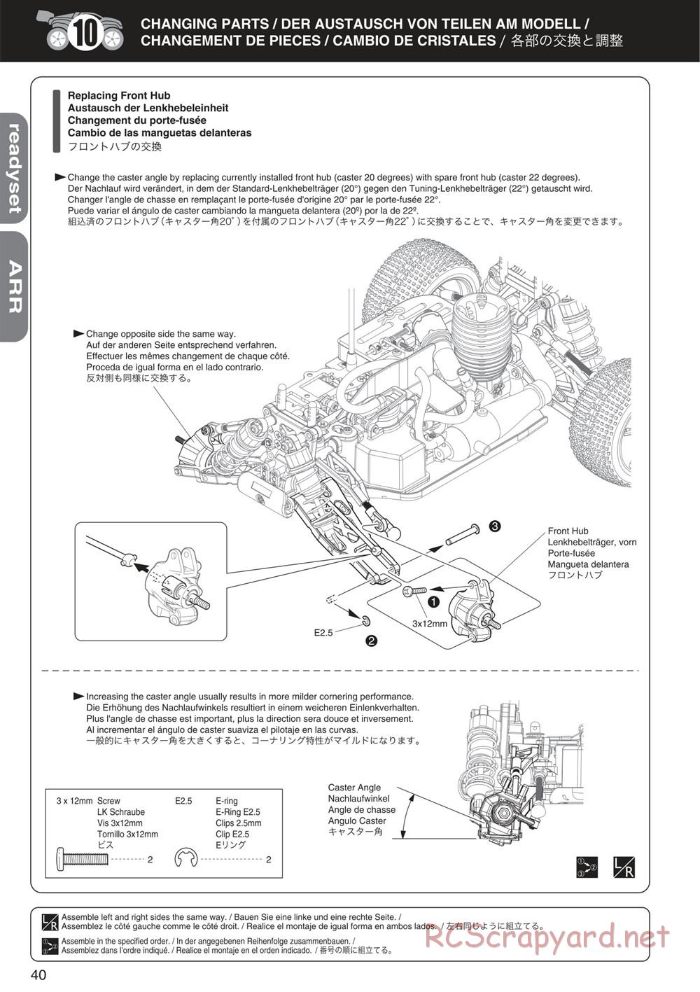 Kyosho - Mini Inferno ST 09 - Manual - Page 40
