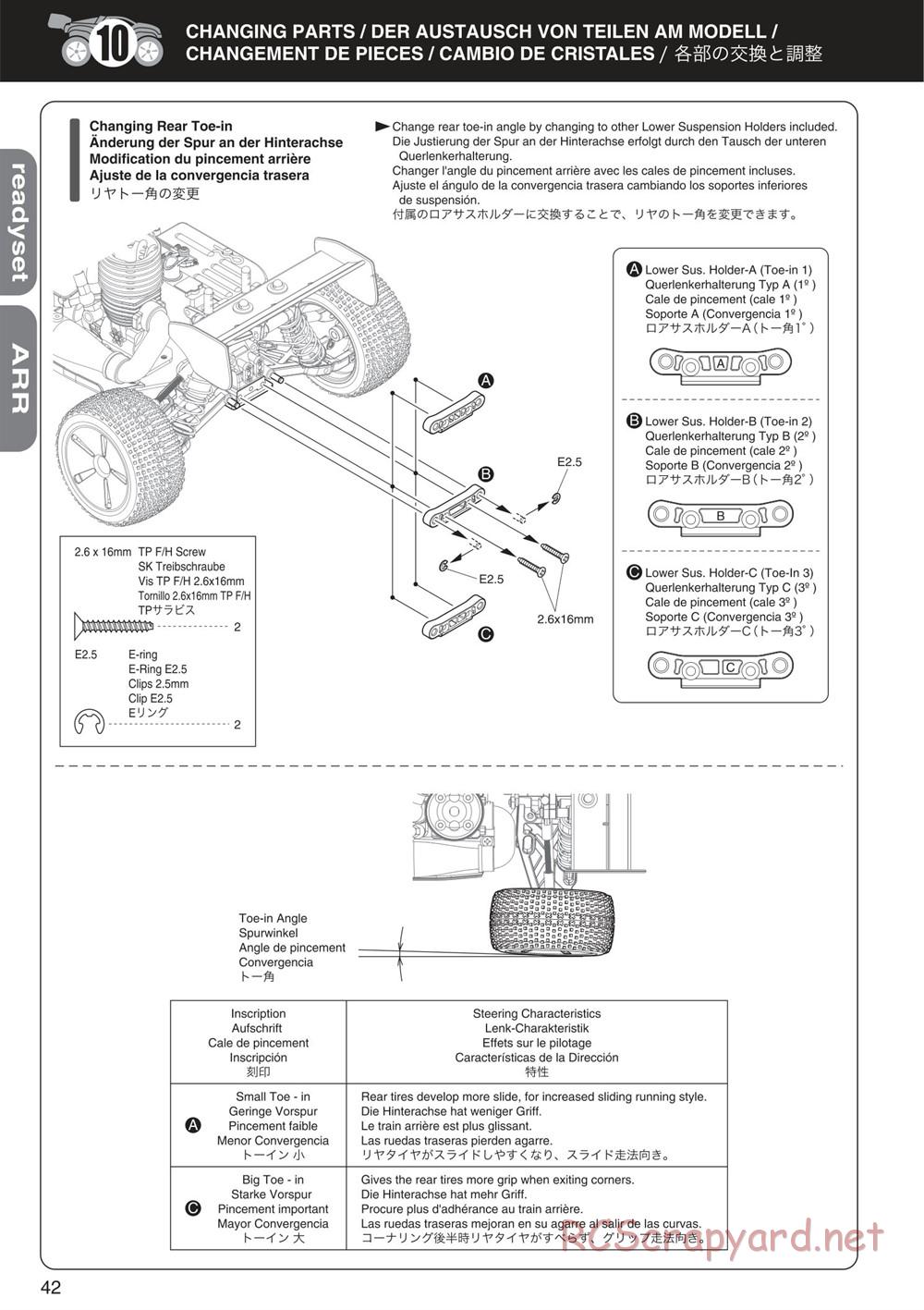 Kyosho - Mini Inferno ST 09 - Manual - Page 42