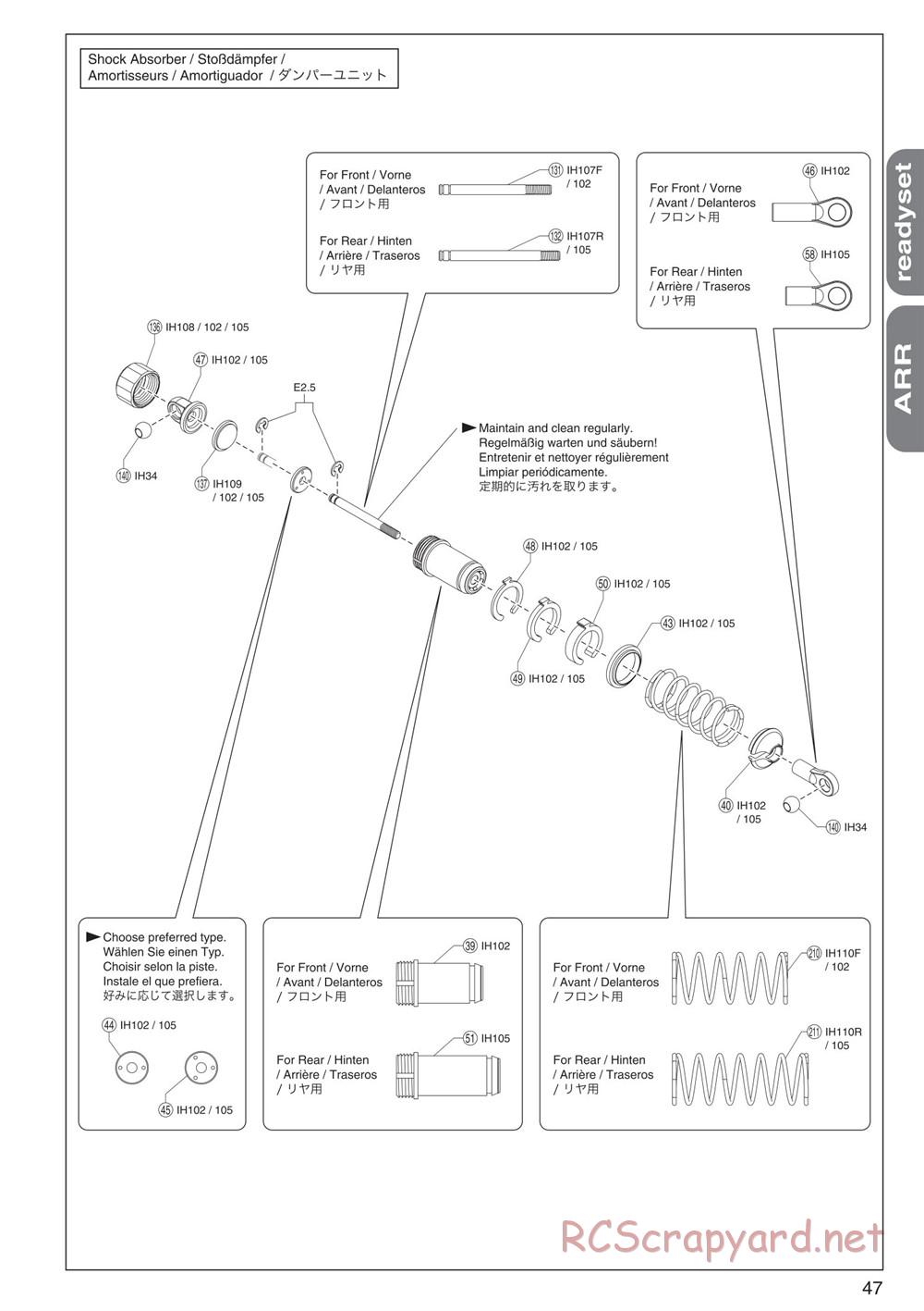 Kyosho - Mini Inferno ST 09 - Manual - Page 47