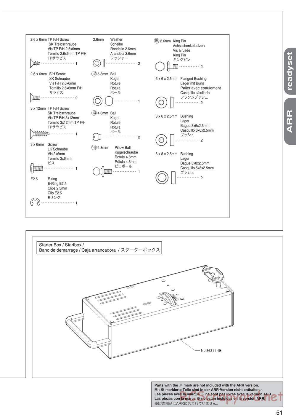 Kyosho - Mini Inferno ST 09 - Manual - Page 51