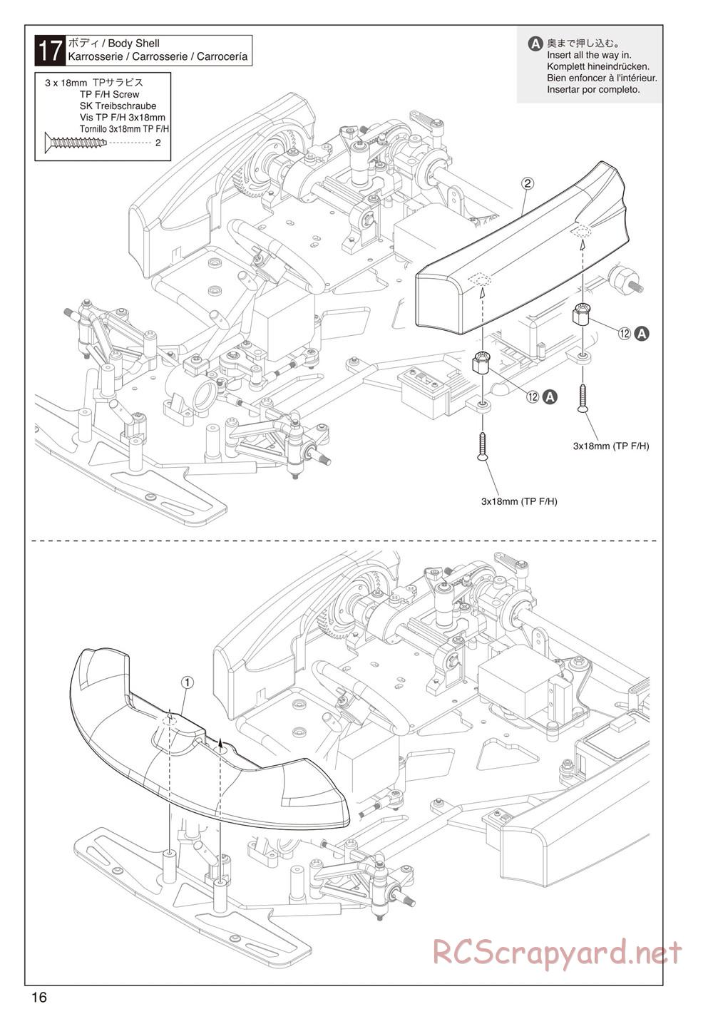 Kyosho - Birel R31-SE Kart - Manual - Page 16