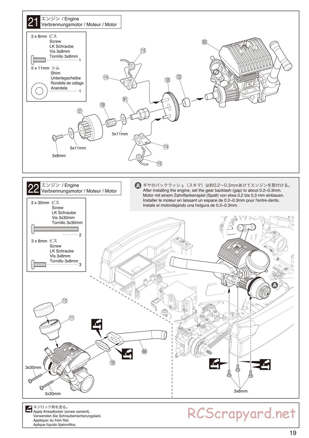 Kyosho - Birel R31-SE Kart - Manual - Page 19